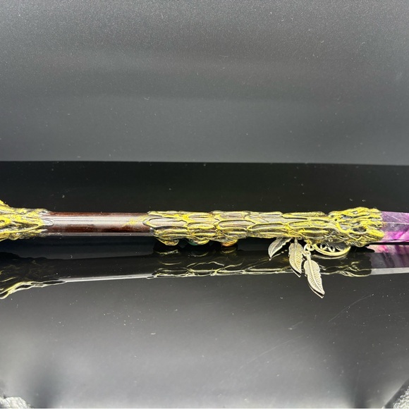 Natural Fluorite Quartz Crystal obelisk ball Magic scepter Reiki healing - Picture 3 of 9